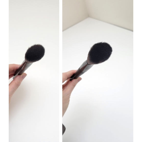 Set of 2 Face Makeup Brushes Blush & Powder beauty cosmetics tools black - Picture 2 of 3